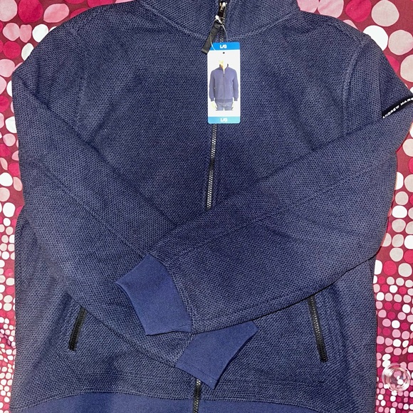 Andrew Marc Navy Performance Jacket - Picture 2 of 3